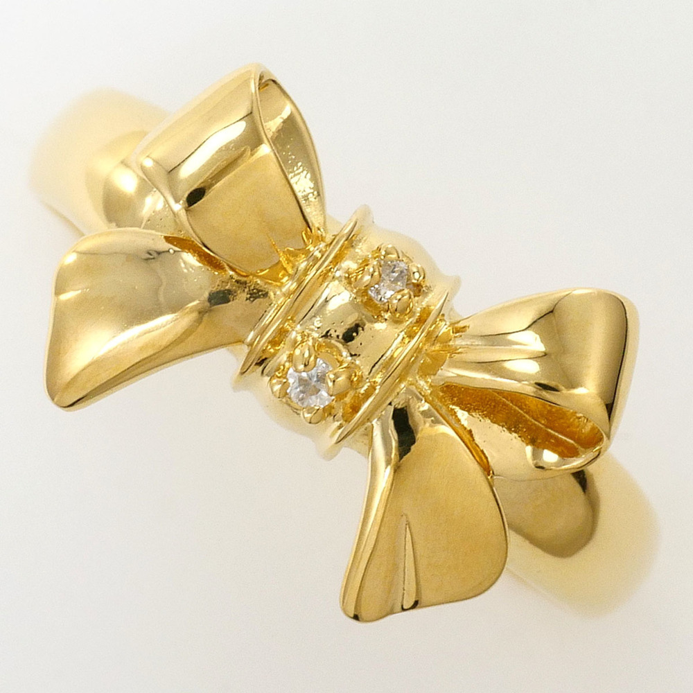 VINTAGE 18k Gold Diamond Ring